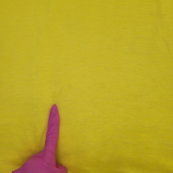 Vintage 1986 Screen-Stars Shirt Womens M/L 18x24 Yellow USA - Picture 4 of 13